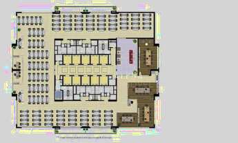 Imagem 4: Andar Corporativo para alugar, 676 m² por R$ 33.800,00/mês - Edifício CEA I - Barueri/SP