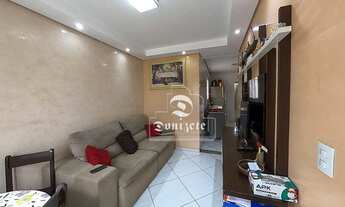 Imagem 2: Cobertura com 3 dormitórios à venda, 140 m² por R$ 450.000,00 - Jardim Paraíso - Santo And