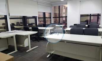 Imagem 1: Laje comercial mobiliada com 412,00m² de área útil contendo 09 vagas de garagem