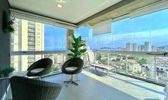 Imagem 2: Apartamento com 3 dormitórios à venda, 144 m² por R$ 1.380.000,00 - Praia da Enseada - Gua