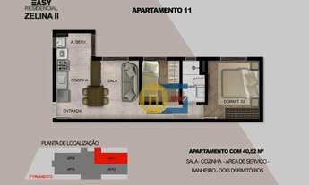 Imagem 5: Apartamento com 2 dormitórios à venda, 40 m² por R$ 310.000,00 - Parque da Vila Prudente