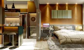 Imagem 3: Apartamento mobiliado com 1 dormitório à venda, 34 m² por R$ 300.327 - São Luiz - Belo Hor