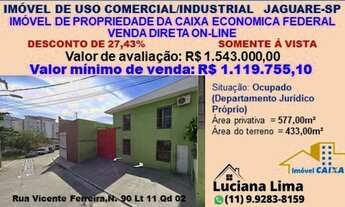 Imagem 1: IMÓVEL DE USO COML/INDL - JAGUARE SP (DESCONTO DE 27,43%