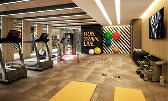 Imagem 6: Duas unidades de 94,58 m2 com sala, cozinha americana, área de serviço, 3 quartos sendo 1