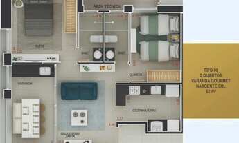 Imagem 7: Apartamento a venda na Praia do Cabo Branco