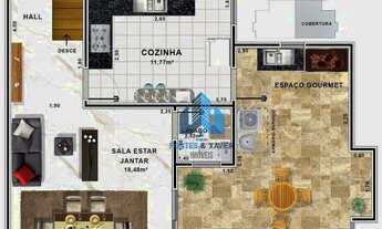 Imagem 4: Cobertura com 3 quartos (1 suíte) à venda, 156 m² por R$ 646.950 - Aeroporto - Juiz de For