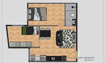 Imagem 7: Apartamento para venda com 43 metros quadrados com 2 quartos em Vila Guilhermina - São Pau