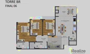 Imagem 5: Apartamento com 3 dormitórios à venda - Tabuleiro - Barra Velha/SC