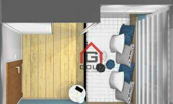 Imagem 7: Cobertura com 2 dormitórios à venda, 90 m² por R$ 410.000,00 - Vila Pires - Santo André/SP