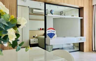 Imagem 4: DESOCUPADO! Apartamento de 1 dormitório, mobiliado, vaga de garagem, condomínio infra, Bai