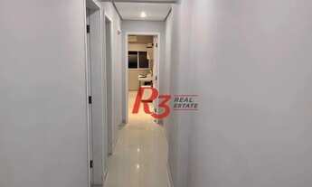 Imagem 4: Apartamento com 3 dormitórios à venda, 110 m² por R$ 540.000,00 - José Menino - Santos/SP