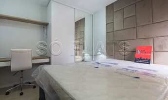 Imagem 5: Flat disponível para locação no Paulistânia contendo 42m², 1 dormitório e 1 vaga de garage