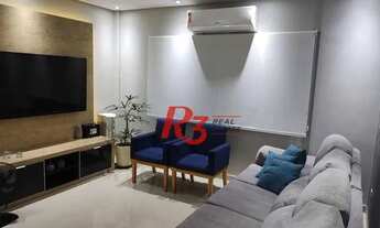 Imagem 2: Apartamento com 3 dormitórios à venda, 110 m² por R$ 540.000,00 - José Menino - Santos/SP