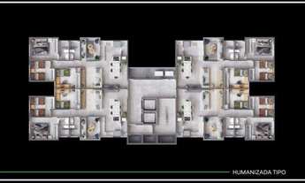 Imagem 4: Apartamento à venda em Melo com 87m², 3 quarto(s), sendo 1 suíte e 2 vaga(s