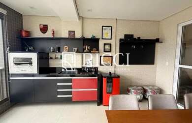 Imagem 2: Apartamento para venda no Embaré - Santos-SP: 3 suítes, sala, 3 banheiros, 2 vagas de gara