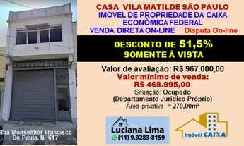 Imagem: CASA VILA MATILDE SÃO PAULO ( DESCONTO