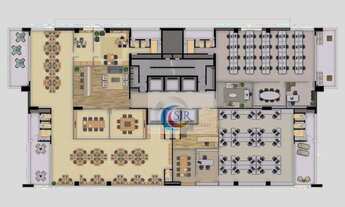 Imagem 6: Conjunto comercial para locação com 1.076,00m² com 30 vagas