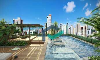 Imagem 4: Apartamento com 1 dormitório à venda, 39 m² por R$ 411.179 - Manaíra - João Pessoa/PB