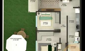 Imagem 6: Apartamento para Venda em Joinville, Vila Nova, 2 dormitórios, 1 banheiro, 1 vaga