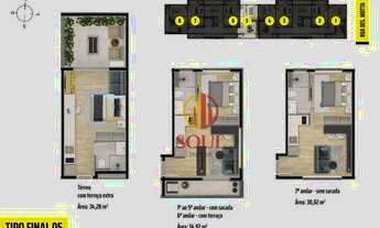 Imagem 6: Apartamento com 1 dormitório à venda, 34 m² por R$ 398.150,00 - Bigorrilho - Curitiba/PR