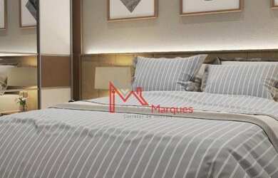 Imagem 7: Apartamento com 3 dormitórios à venda, 107 m² por R$ 594.000 - Vila Guilhermina - Praia Gr