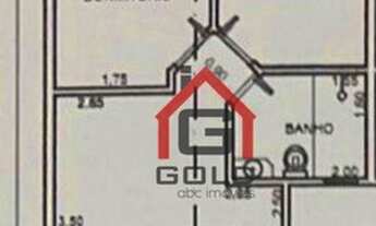 Imagem 2: Apartamento com 2 dormitórios à venda, 44 m² por R$ 270.000,00 - Paraíso - Santo André/SP