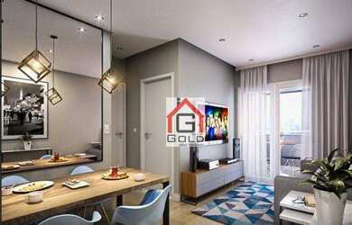 Imagem 6: Apartamento com 2 dormitórios à venda, 53 m² por R$ 353.000 - Vila Tibiriçá - Santo André
