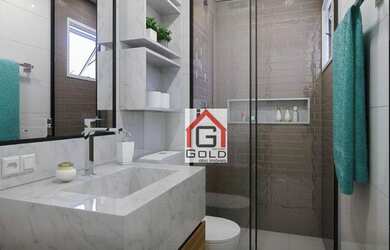 Imagem 4: Apartamento com 2 dormitórios à venda, 53 m² por R$ 315.000 - Vila Tibiriçá - Santo André