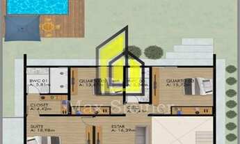 Imagem 6: R&+ Alto padrão Casa de condomínio sobrado para venda tem 236 metros quadrados com 3 q