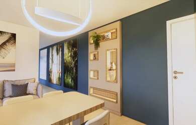 Imagem 6: Apartamento para venda possui 65 metros quadrados com 2 quartos