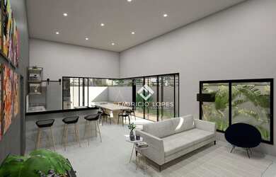 Imagem 4: Elegante Projeto de Casa Térrea em rua sem saída, Condomínio Mônaco, Urbanova, 230 m²