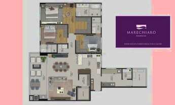 Imagem 4: Apartamento para venda com 155 metros quadrados com 3 quartos em Fazenda - Itajaí - SC