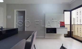 Imagem 4: Flat disponível para locação no Paulistânia contendo 42m², 1 dormitório e 1 vaga de garage