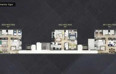 Imagem 12: Apartamento para Venda - 82m², 2 dormitórios, sendo 2 suites, 1 vaga - São João