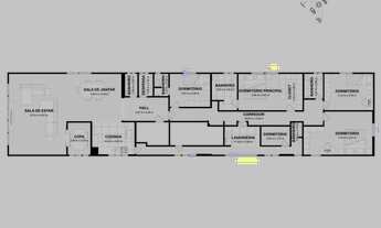 Imagem: Apartamento para venda tem 323 metros quadrados