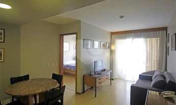 Imagem 2: APARTAMENTO TIPO FLAT COM 1 QUARTO 1 SALA 1 VAGA DE GARAGEM COM 42,83m² EM PINHEIROS