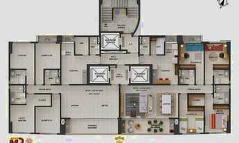 Imagem 3: NI- Apartamento com 4 quartos I na Torre I 123m² I Lazer completo I Padrão MD