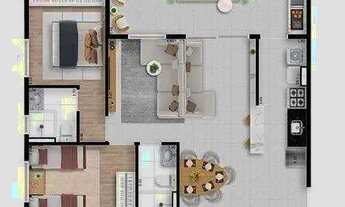 Imagem 5: Apartamento com 3 dormitórios à venda, 67 m² por R$ 590.066 - Centro - Diadema/SP