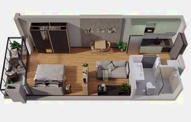 Imagem 2: Studio para aluguel 38 metros quadrados em Pinheiros - São Paulo - SP