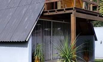 Imagem: Sítio, cabana, piscina, salão festa, frutíferas,1km