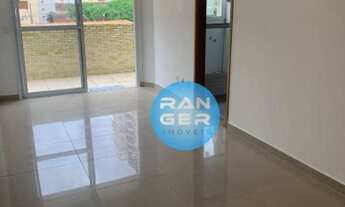 Imagem 2: Apartamento com 2 dormitórios para alugar, 59 m² por R$ 3.800,00/mês - José Menino - Santo