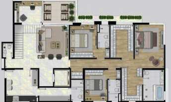 Imagem 4: APARTAMENTO com 3 dormitórios à venda por R$ 2.604.000,00 no bairro Alto da Glória - CURIT