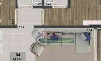 Imagem 3: Apartamento com 2 dormitórios à venda, 75 m² por R$ 259.700,00 - Sumaré - Caraguatatuba/SP