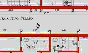 Imagem 2: Casa Duplex com 2 quartos, sendo 1 suíte, à venda por R$ 230.000 - Roma - Volta Redonda/RJ