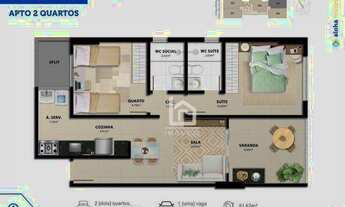 Imagem 7: Oportunidade 2 Quartos com suite por R$ 459.900 - Praia de Itaparica - Vila Velha/ES