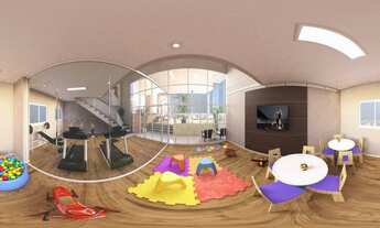 Imagem 3: Apartamento com 1 dormitório sendo 1 suíte, à venda, 53 m² por R$ 366.147 - Canto do Forte