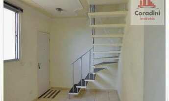 Imagem 4: Apartamento Duplex com 2 dormitórios à venda, 76 m² por R$ 270.000 - Nova Americana - Amer