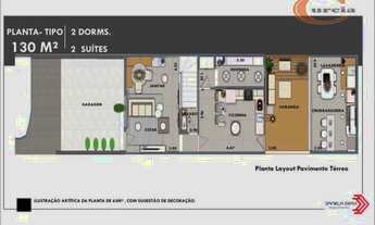 Imagem: Casa com 2 dormitórios à venda, 130 m²