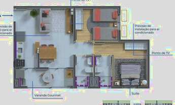 Imagem 2: Parcele sua entrada em até 100x, ap de 50m² com suíte - Hortolândia, excelente localizaçã