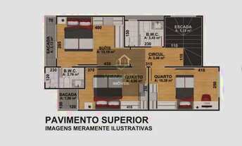 Imagem 2: Sobrado em condomínio no Bairro Alto